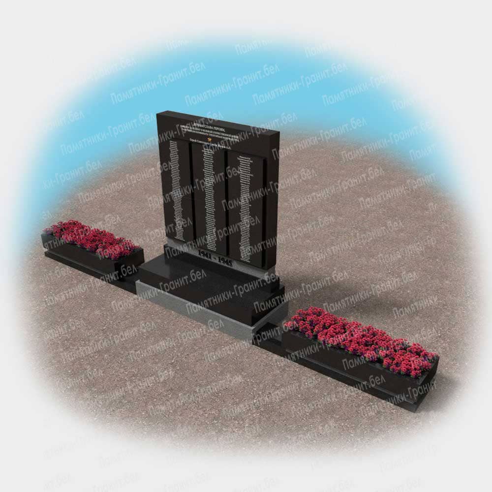 Памятник с крестом в Новополоцк на могилу фото