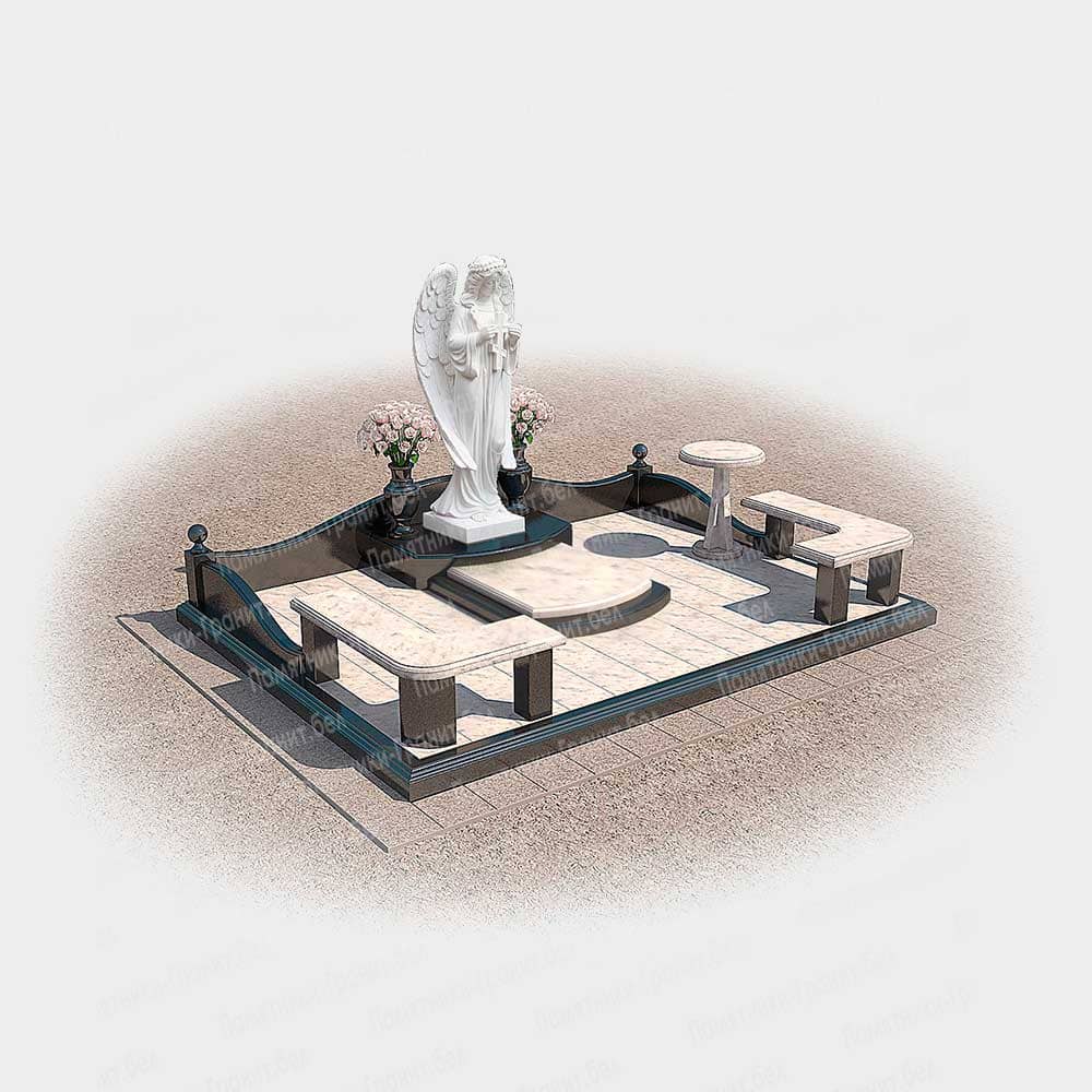 Памятник с крестом в Новополоцк на могилу фото